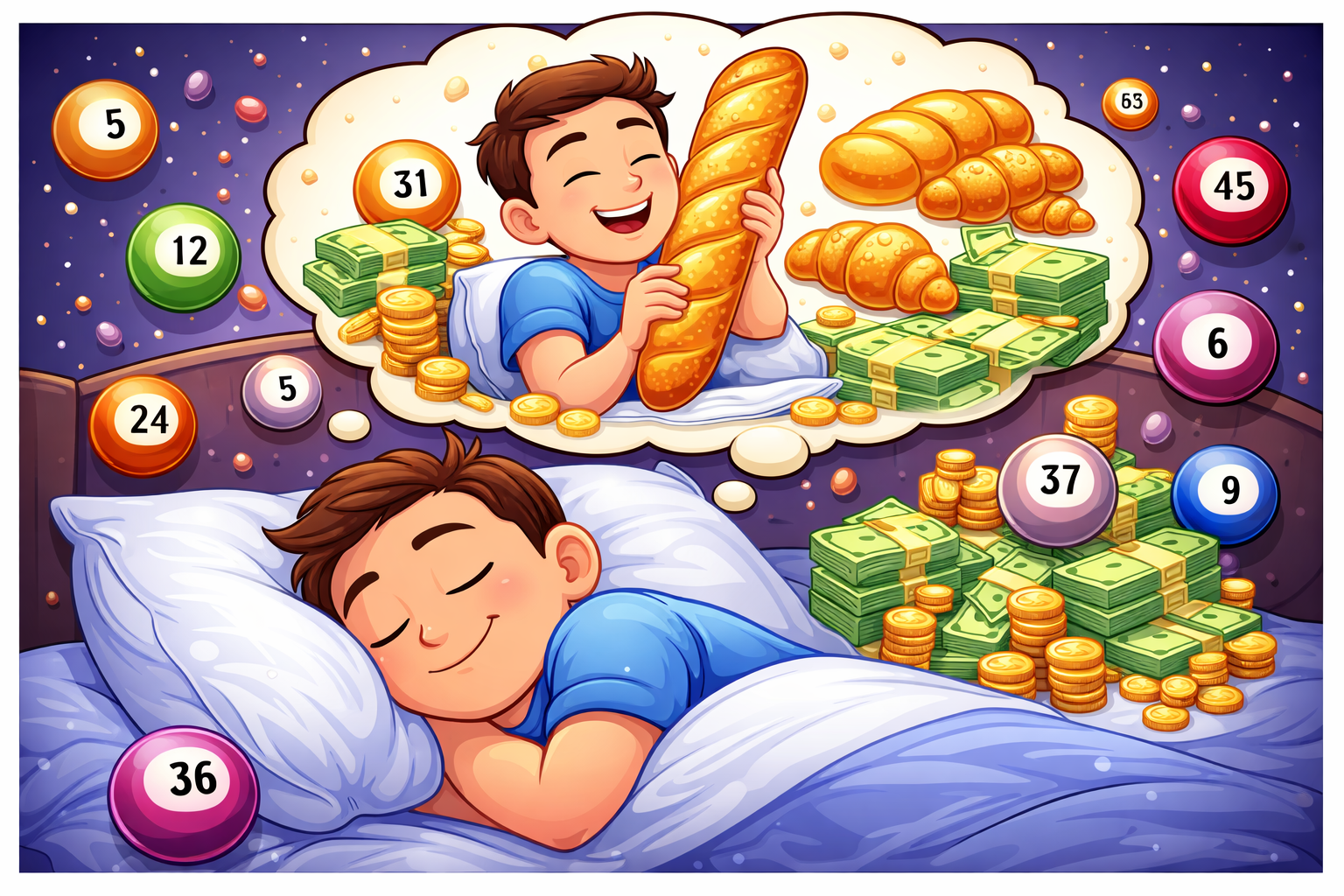 Nằm Mơ Thấy Ăn Bánh Mì Giải Mã Chi Tiết và Điềm Báo