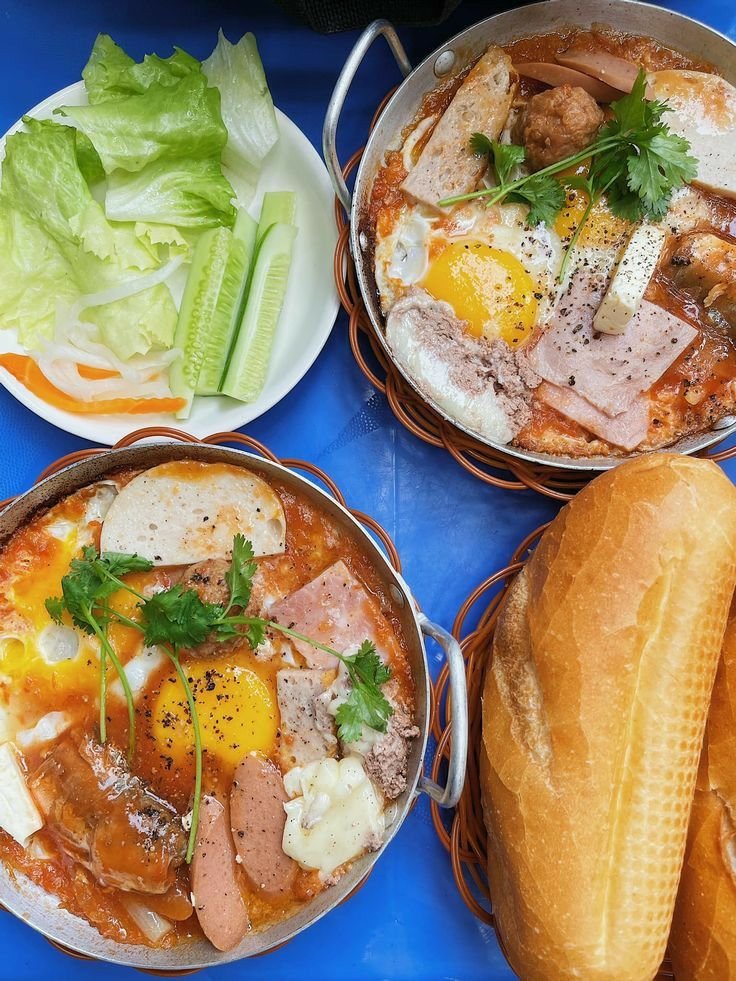 Review bánh mì chảo Hòa Mã Hà Nội chuẩn vị truyền thống