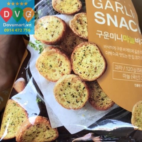 an viên hn snack bánh mì hương tỏi 120g