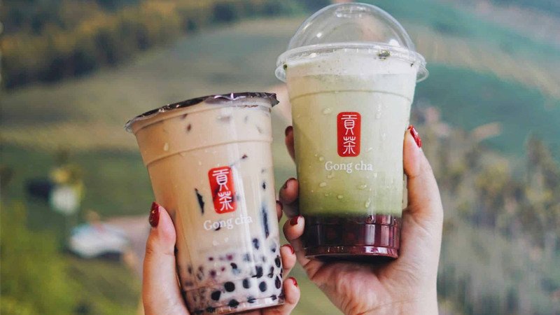 Bảng calo chi tiết các loại trà sữa Gong Cha