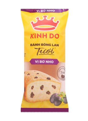 Bánh bông lan tươi Kinh Đô vị bơ nho 38gr thơm ngon