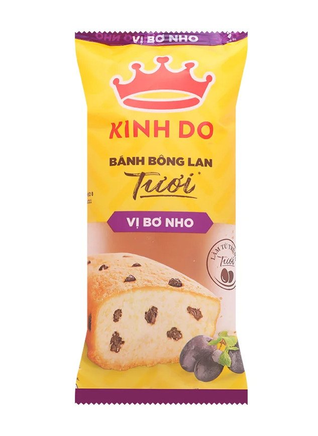 Bánh bông lan tươi Kinh Đô vị bơ nho