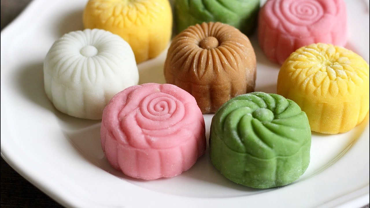 Bánh dẻo ủ lạnh nhân trái cây nhiều màu sắc