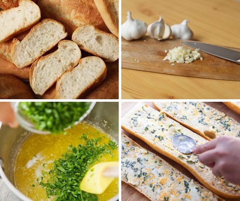 Bánh mì bơ tỏi tự làm thơm ngon