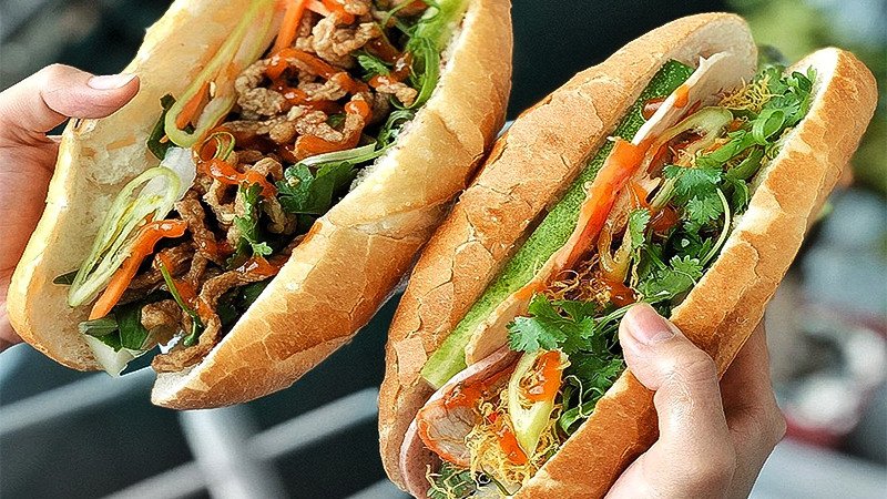 Bánh mì chả cá Sài Gòn Má Hải đóng gói cẩn thận