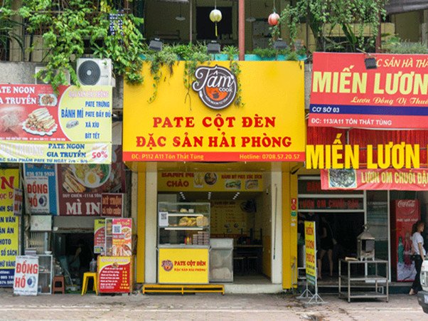 Bánh mì chả nóng Dũng Hạnh thơm ngon