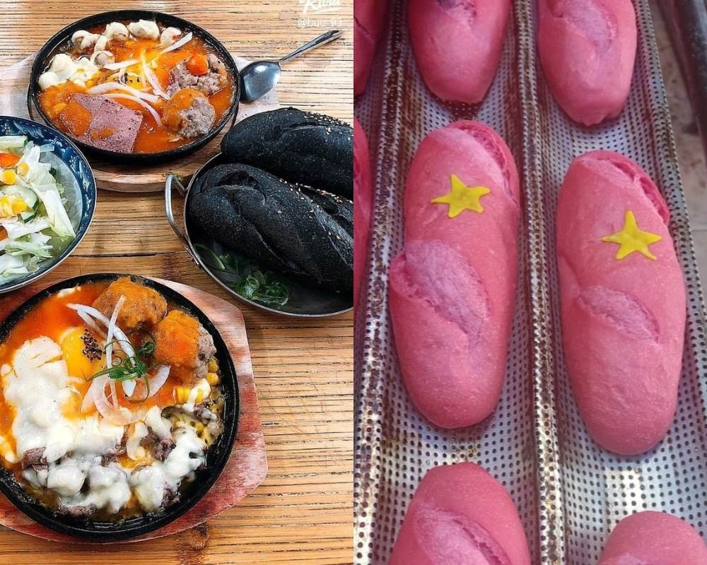 Bánh mì chảo than tre độc đáo tại Bếp Nhà 56, một quán bánh mì chảo gần đây có phong cách riêng