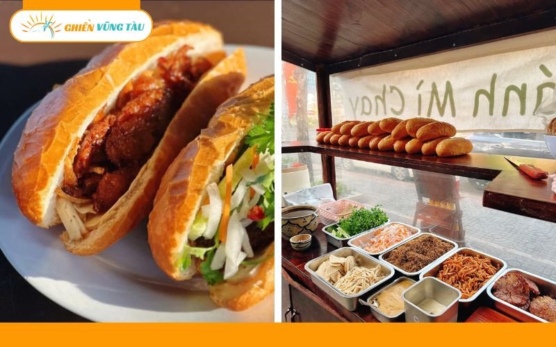 Bánh mì chay Thanh Thảo Garden với chả hấp lá chuối tự làm