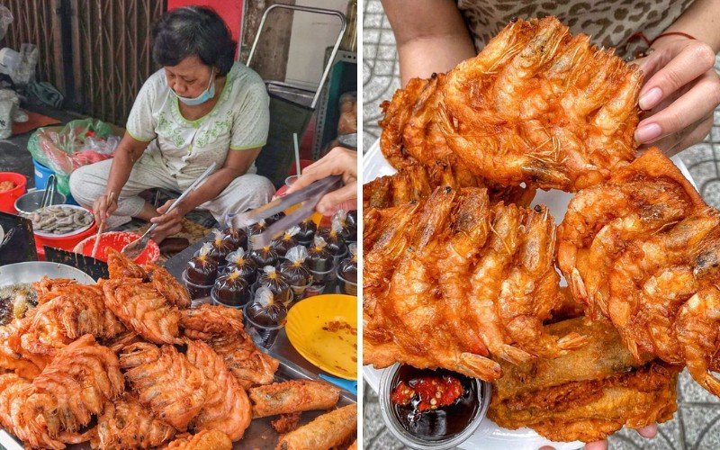 Bánh mì chiên tôm Cô Sen tại Đoàn Văn Bơ Quận 4