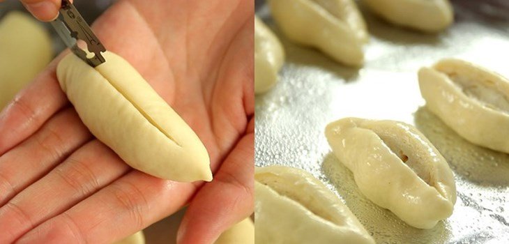 Bánh mì chuột đã tạo hình và sẵn sàng ủ lần 2