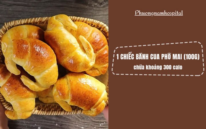 Bánh mì cua phô mai thơm ngon, ước tính lượng calo cho mỗi khẩu phần