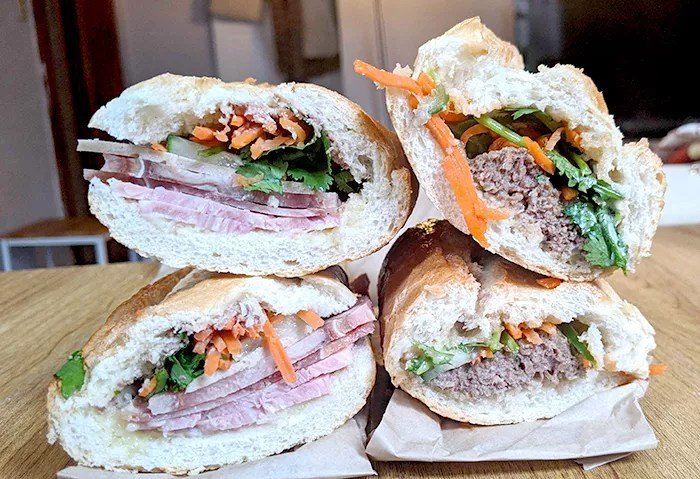 Bánh mì đa dạng tại Banh Mi &amp; Ti