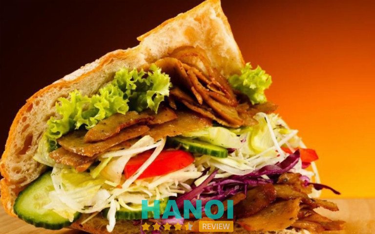 Bánh mì Doner Kebab đầy đặn tại Bánh mì Đức Long