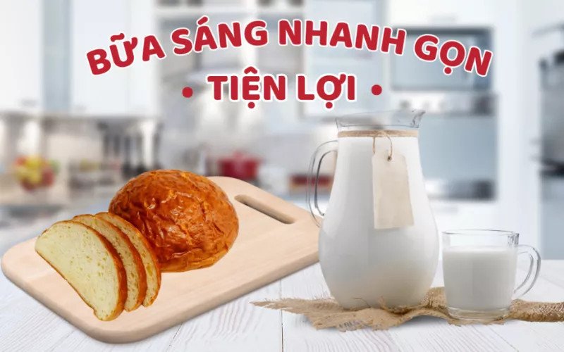 Bánh mì Hawaii khoai tây bày biện trên đĩa, sẵn sàng thưởng thức