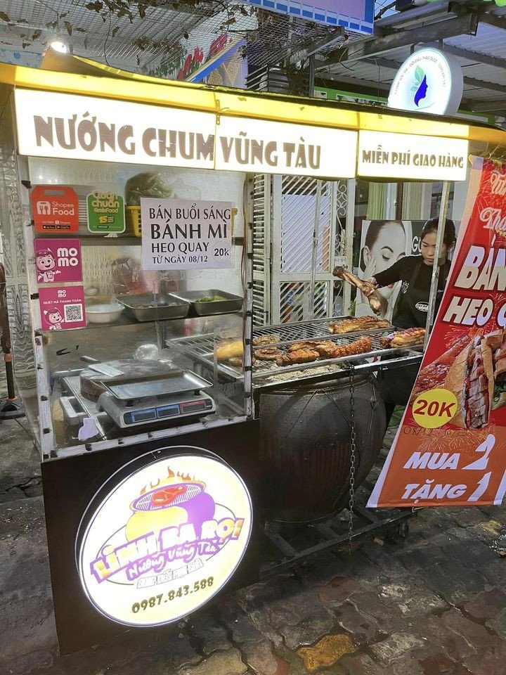 Bánh mì heo quay Vũng Tàu giòn rụm