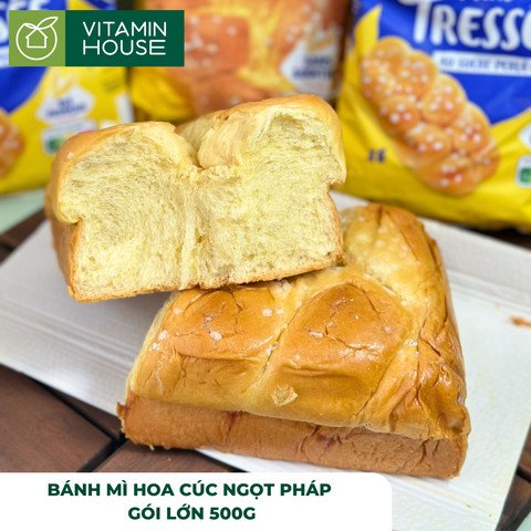 Bánh mì hoa cúc Harrys Brioche Tressée thơm ngon