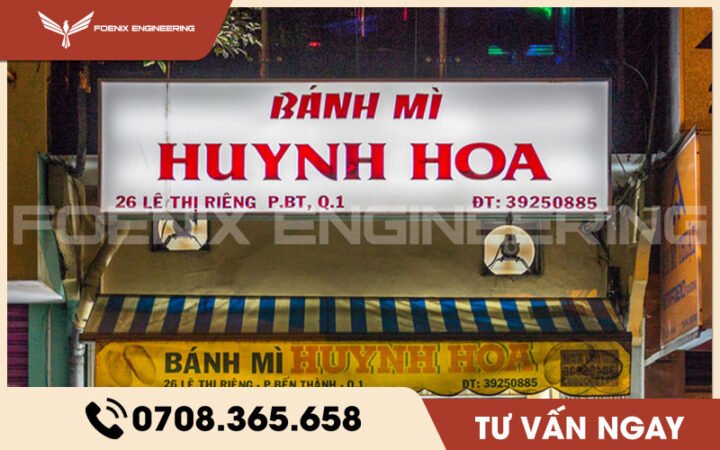 Bánh mì Huỳnh Hoa bao nhiêu