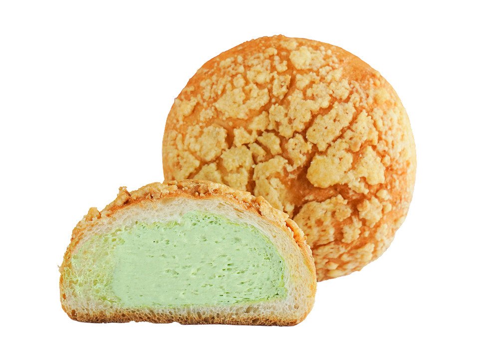 Bánh mì kem tươi matcha độc đáo