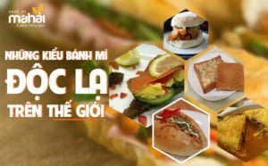 Bánh mì kẹp độc đáo