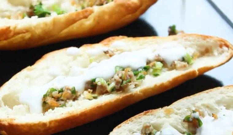 Bánh mì mỡ hành nước cốt dừa: Thành phẩm hấp dẫn