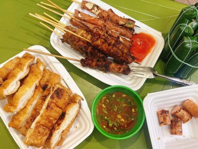 Bánh mì nướng Lạng Sơn thơm ngon tại Hà Nội