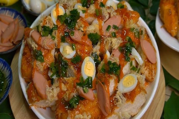 Bánh mì nướng muối ớt giòn rụm làm bằng nồi chiên không dầu