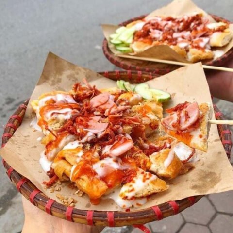 Bánh mì nướng muối ớt quen thuộc