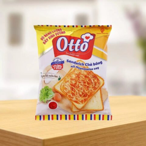 Bánh mì Otto sốt mayonnaise cay với chà bông hấp dẫn
