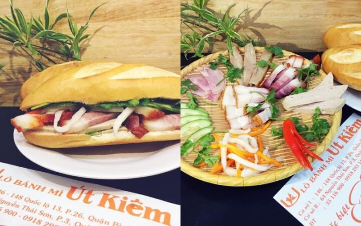 Bánh mì pate Út Kiêm nóng giòn