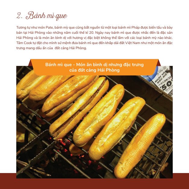 Bánh mì que Hải Phòng – Món ăn quen thuộc của người đất cảng Hải Phòng