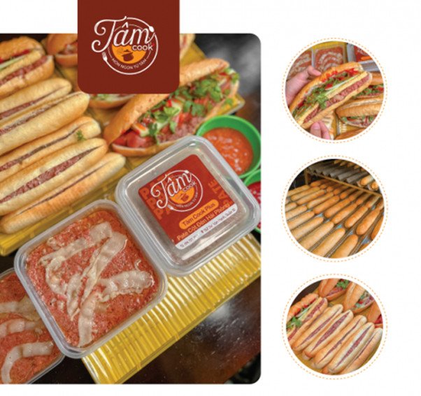 Bánh mì que Hải Phòng truyền thống với nhân pate béo ngậy và nước chấm cay nồng