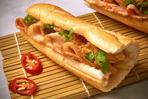Bánh mì que thịt xông khói, sự kết hợp hiện đại