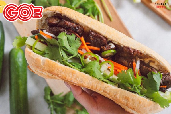 Bánh mì thịt heo nướng hoàn chỉnh