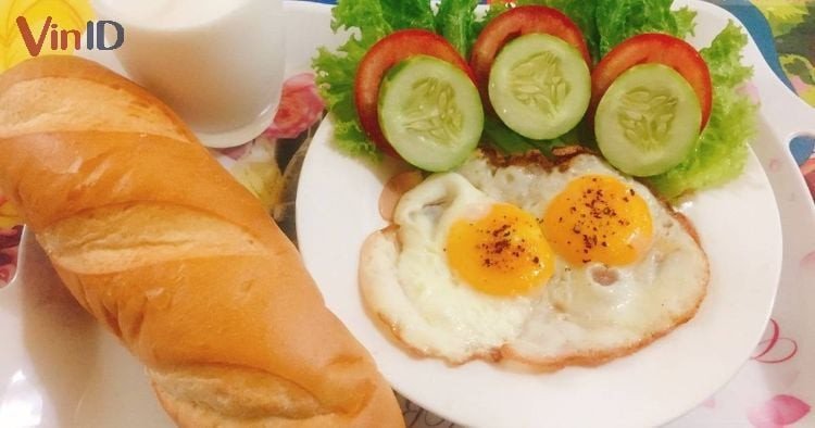 Bánh mì trứng ốp la hoàn hảo