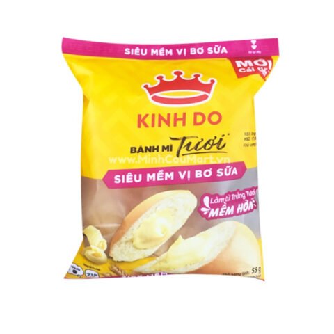 Bánh mì tươi Kinh Đô siêu mềm nhân bơ sữa, một lựa chọn phổ biến cho bữa sáng tiện lợi