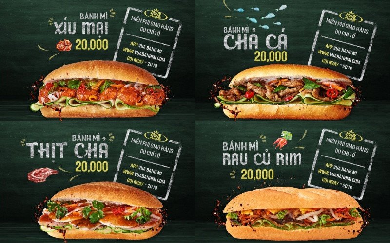 Bánh mì Vua Bánh Mì Ung Văn Khiêm tươi ngon
