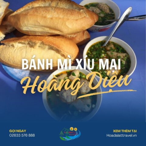 Bánh mì xíu mại Hoàng Diệu Đà Lạt