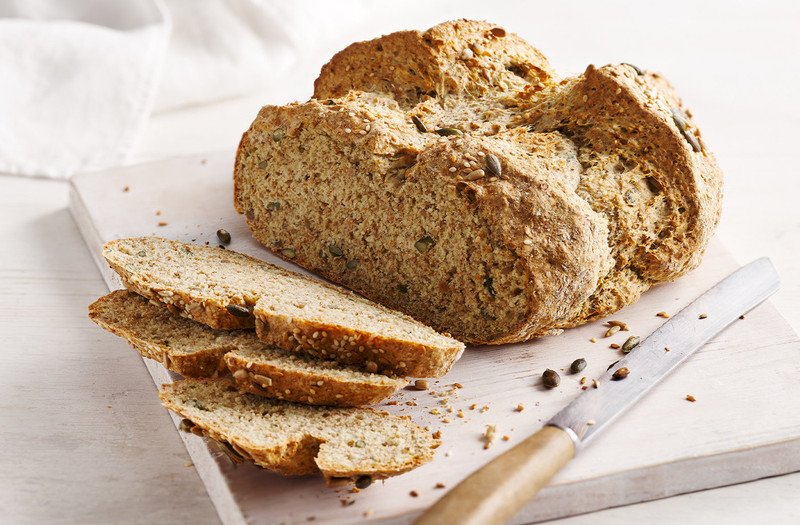 Bánh mì yến mạch được làm từ bột yến mạch nguyên chất