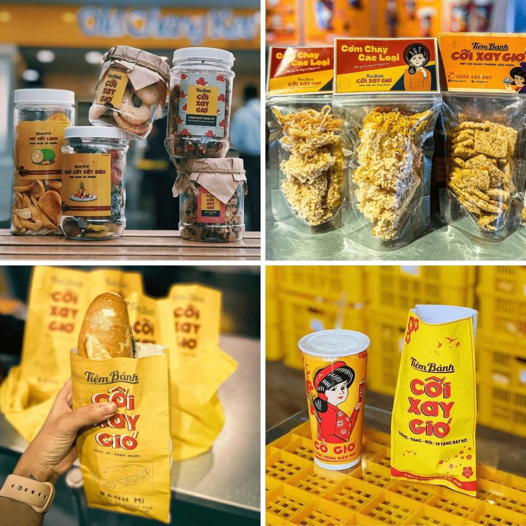 Bao bì độc đáo của bánh mì Cối Xay Gió