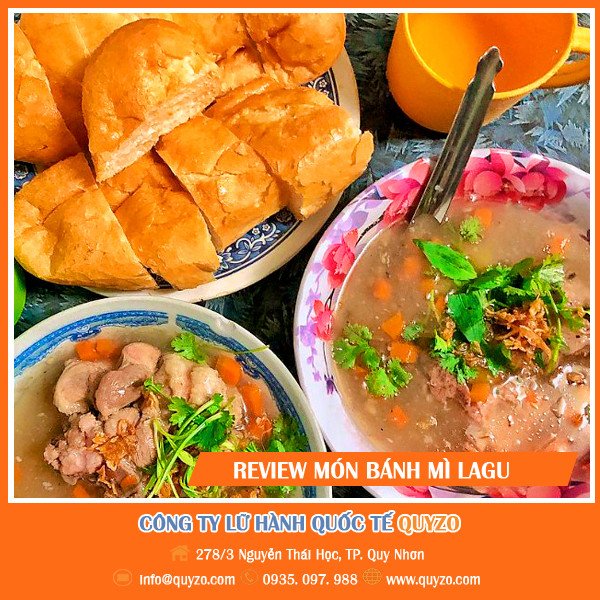 Bữa sáng hấp dẫn với lagu bánh mì Quy Nhơn tại ngã 3 Ngô Mây Biên Cương