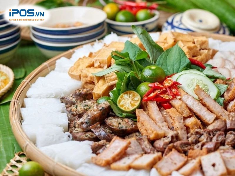 Bún đậu mắm tôm - món ăn đường phố hấp dẫn