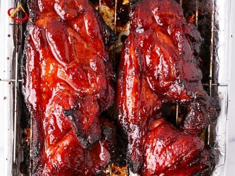 Bước 3 - Chế biến thịt làm bánh