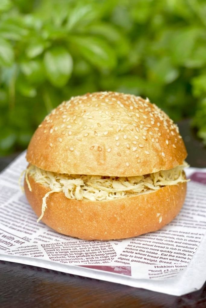 Set Burger Gà xé 4 Set Burger Gà xé