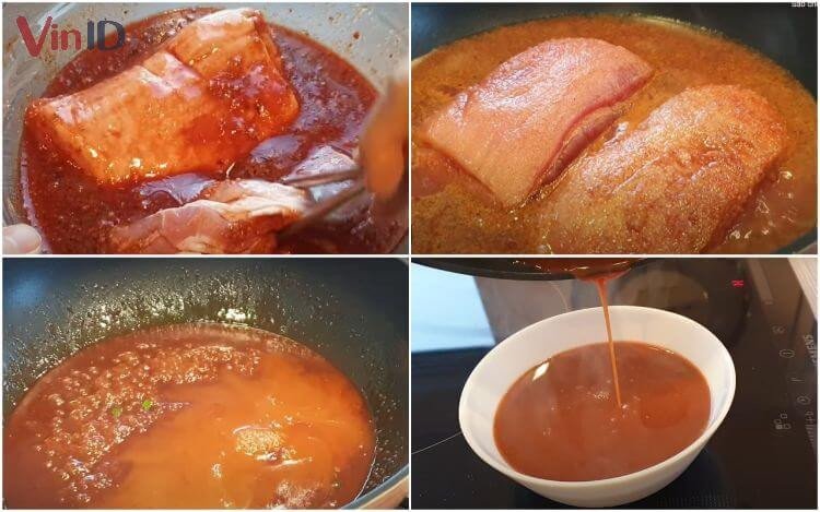 Các bước chế biến sốt xá xíu bánh mì tại nhà