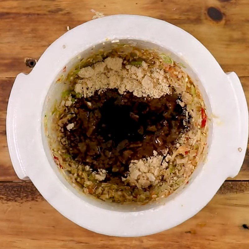 Các loại gia vị đặc trưng cho bánh mì nướng bơ Campuchia chuẩn vị Khmer.