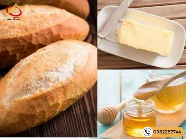 Các nguyên liệu cơ bản để làm bánh mì nướng mật ong tại nhà