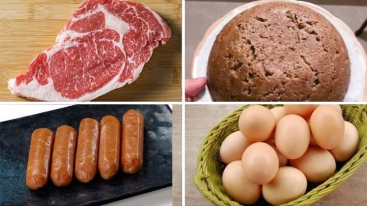 Các nguyên liệu tươi ngon để làm bò áp chảo ăn bánh mì