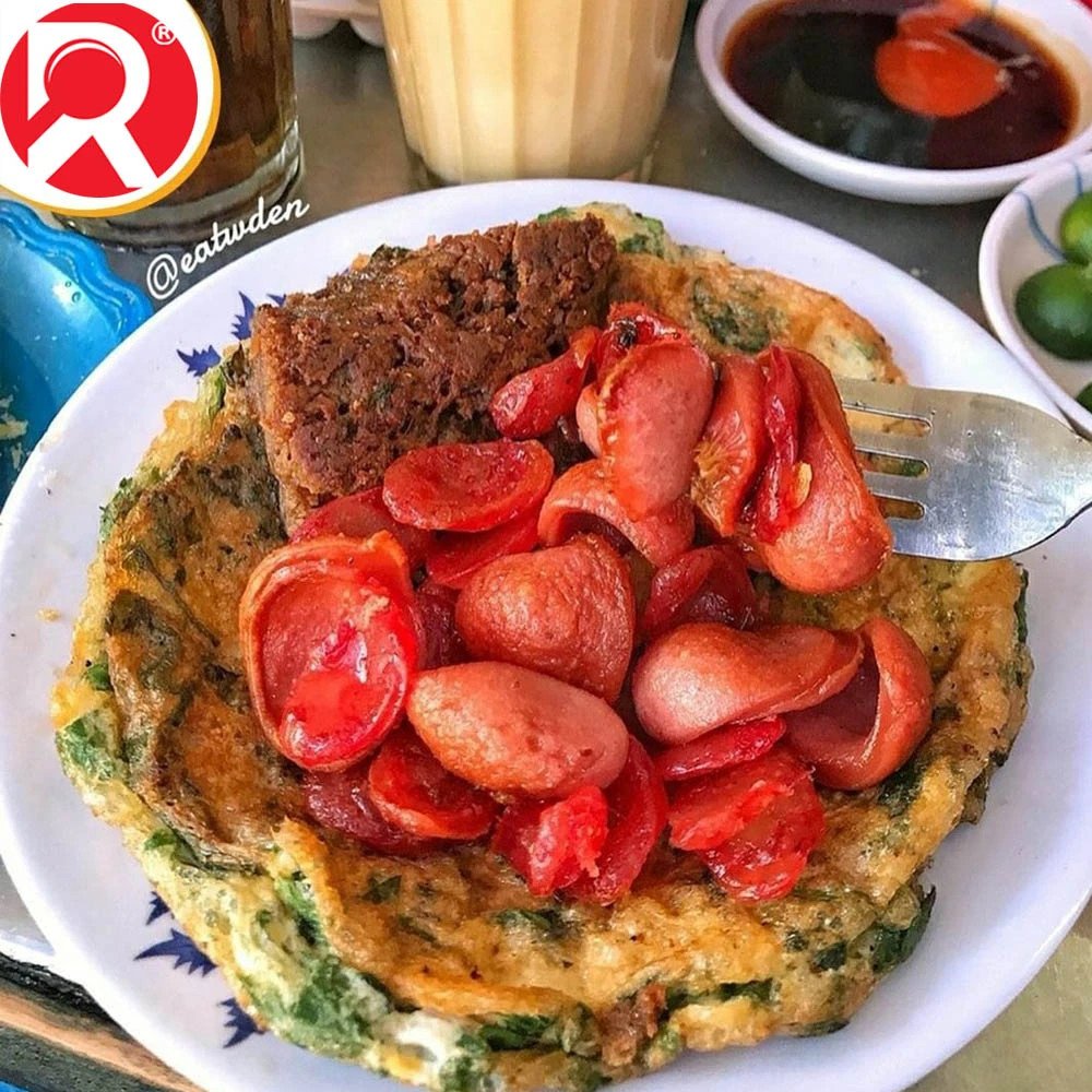 Cách thưởng thức bánh mì trứng đánh kem Hải Phòng truyền thống