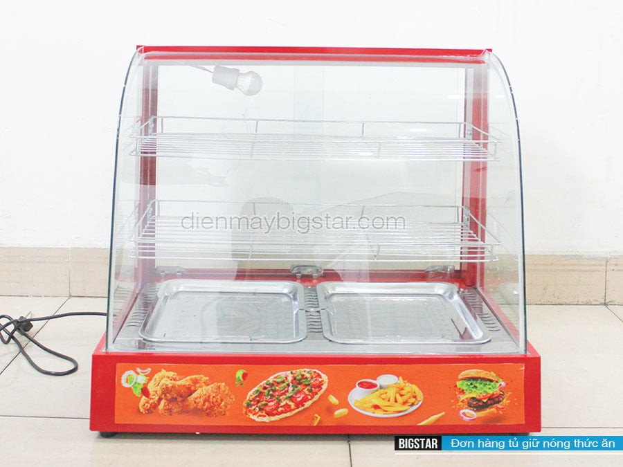 Cấu tạo bên trong của máy hâm nóng bánh mì đa tầng