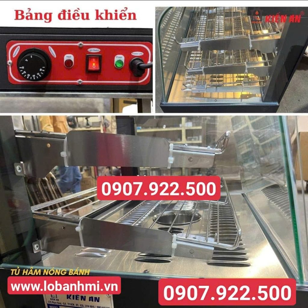 Cấu tạo bên trong tủ hâm nóng bánh mì